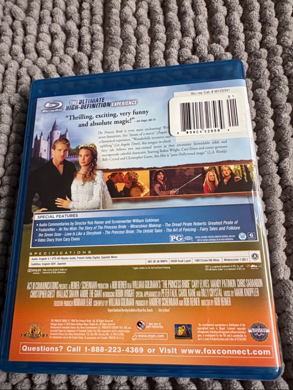 Princess Bride DVD Movie - Picture 2 of 3